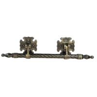 H9025-1 Asa de ataúd de aleación de zinc, herrajes para ataúd, suministros funerarios, decoración de ataúd, accesorios de entierro metalizados, fabricante