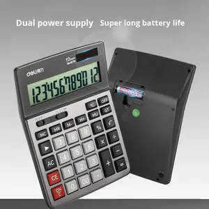 Bán buôn Deli 1671a nhựa máy tính để bàn máy tính Màu Xám không trượt Màn hình rộng lịch công ty kế Toán Tài Chính máy tính - Product Image 3