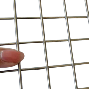 Maille de fil d'acier de haute qualité au prix d'usine, calibre 20, maille de fil d'acier soudée en acier inoxydable 1x1 - Product Image 1