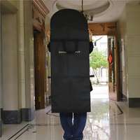Housse de vêtement de luxe pliable et réutilisable avec logo personnalisé, sur mesure, pour robes et costumes, vente en gros