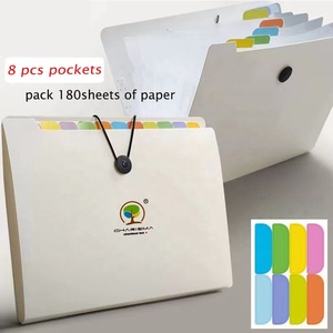 Wholesale Eco-Friendly Large Capacity Office PP Expanding File Storage Bag Customized <strong>Size</strong> Multi-Pockets A4 Presentation <strong>Folder</strong> - Product Image 3