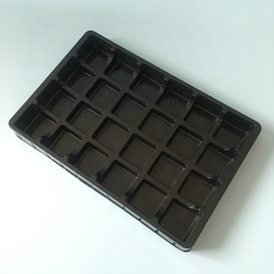 Caja de Plástico PET Transparente Personalizada <span class=keywords><strong>para</strong></span> Snacks de Chocolate, Bandeja Cuadrada Desechable <span class=keywords><strong>para</strong></span> Almacenamiento de Alimentos - Product Image 5