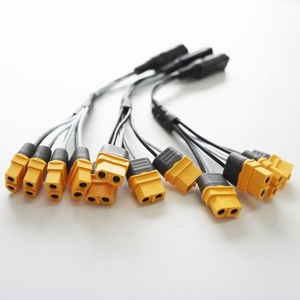 Fiação Personalizada Amass com Conectores XT30 e XT120 para Faróis, Cabo de Cobre Isolado em PVC para Montagem Eletrônica em Automóveis e Motocicletas - Product Image 4