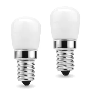 Lâmpada led para geladeira, 3w e14, ac 220v, led, lâmpada para geladeira, branco/quente/branco, smd2835, substituição de luz halógena