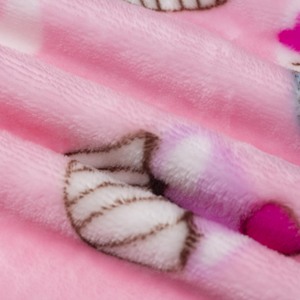 <span class=keywords><strong>Albornoz</strong></span> de franela suave para niña, pijama con capucha con estampado encantador para niños - Product Image 5