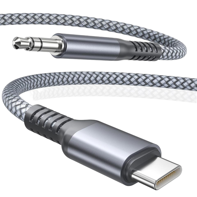 DAJIANG OEM Customized USB C Headphone Auxiliary Cord Type C to 3.5mm Male Audio Cable for Mobile Phone
