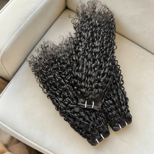 Extensions de Cheveux Humains Bouclés Pixie Brésiliens 100% Naturels, Lot de Tissages Bouclés de 24 Pouces, Couleur Naturelle - Product Image 3