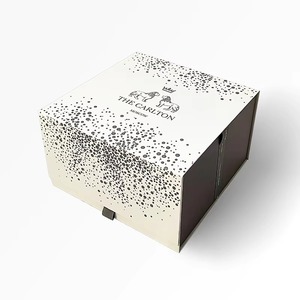 Free Sample Customized Logo Luxury Cardboard Collapsible Folding Rigid <b>Paper</b> Box With Ribbon - Product Image 1