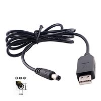 5.5*2.5mm 12V powered usb zu dc connector aufladen kabel