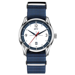 Reloj de Pulsera de Cuarzo Analógico para Hombre, de Lujo, con Caja de Aleación, Correa de Cuero, Números Arábigos, Resistente al Agua, Batería de 1 Año - Product Image 1