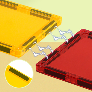 Hot Selling Educational 3D Magnetic <strong>Building</strong> Blocks Toy for Kids Strong STEM Construction Set Plastic EN71 Certified - Product Image 5