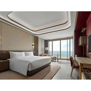 Ensemble de meubles d'hôtel en bois de conception personnalisée professionnelle meubles de hall d'entrée de chambre d'hôtel ensembles de chambre à coucher d'hôtel meubles - Product Image 2