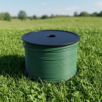 Cable de Aluminio Verde SPT-2 de 18 AWG y 500 Pies para Iluminación Navideña, Cable de Extensión Eléctrica para Navidad