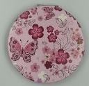 Specchio Decorativo Rotondo Stile Shabby Chic in Plastica Fatto a Mano 1 Pezzo Arredamento Casa - Product Image 3