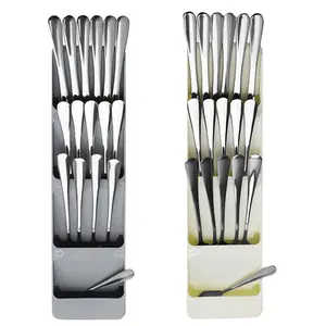 New design 398mm Kitchen Drawer Divider Cutlery Utensil Spoon Fork knife Organizer Storage Tray