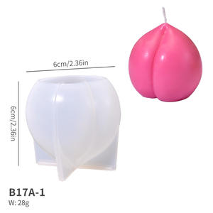 KY10Fruit série pêche pomme poire citron goutte colle moule bricolage publicité accessoires fruits bougie pincée moule - Product Image 6