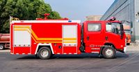 Camion de lutte contre l'incendie Dongfeng 4x2, petit camion de pompiers avec pompe à eau pour la lutte contre l'incendie en usine, en communauté et en situation de secours