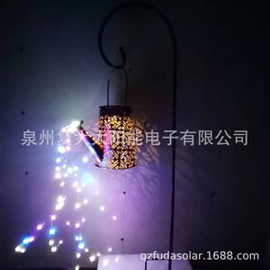 Regadera Solar con Luz LED, Guirnalda de Luces en Cascada, Lámpara de Jardín Portátil, Decoración para Exteriores - Product Image 2