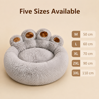 Nouveau lit pour chien et chat de forme ovale, créatif, moderne et mignon, chaud pour l'hiver, toutes saisons, fournitures pour animaux de compagnie, vente en gros en usine, dropshipping