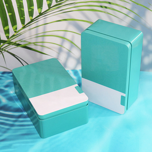 Lata Metálica Rectangular Personalizada de Grado Alimenticio, Contenedor de Almacenamiento de Hojalata Grande y Vacío para Galletas, Bizcochos, Té y Café - Product Image 2