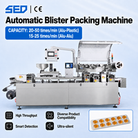 Machine d'emballage sous blister automatique pour comprimés, à écran tactile, en acier inoxydable 316, haute vitesse, prix compétitif, pour produits liquides (butter)