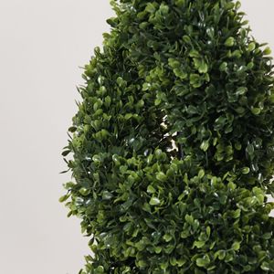 Árbol Topiario Artificial de Boj en Maceta de Plástico - Planta Decorativa de Navidad para Exteriores, Follaje Artificial en Stock - Product Image 3