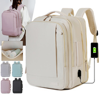 Mochila para Portátil 2026, Nuevo Diseño, Logotipo Personalizado, Impermeable, Multifuncional, para Exteriores, 15.6 Pulgadas, Expandible y Resistente