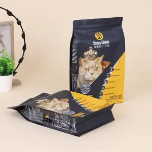 3kg 12kg Stand Up Petfood Package Pouch Desechable Biodegradable Plastic Sealed Mylar Dog Pet Food Packaging Bag con asa