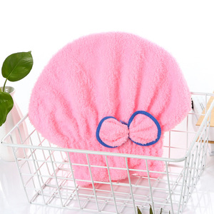 2026 Bonnet <span class=keywords><strong>de</strong></span> séchage rapide pour cheveux en microfibre pour femmes, avec nœud, serviette enveloppante, pour le <span class=keywords><strong>bain</strong></span>, le spa et la douche, accessoire <span class=keywords><strong>de</strong></span> salle <span class=keywords><strong>de</strong></span> <span class=keywords><strong>bain</strong></span> - Product Image 4