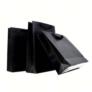 Bolsa de regalo de papel Kraft personalizable para zapatos Ropa Color impreso con logotipo privado Manejo de laminación de papel de arte para uso artesanal - Product Image 6