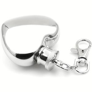 Wholesale Custom Logo Wedding Gift 1oz Heart Shaped Hip Flask Keychain 304 Stainless Steel <b>Mini</b> Pocket Liquor <b>Bottle</b> - Product Image 5
