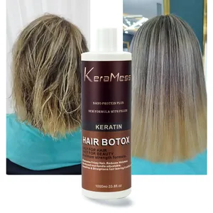 Keratina Alisado del cabello Reparación de tratamientos de Botox Natural en salón Fácil aplicación Np Mal olor Keratina brasileña Keramess