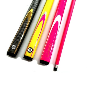 Xmlivet jaune couleur En fibre <span class=keywords><strong>de</strong></span> Carbone Queues <span class=keywords><strong>De</strong></span> <span class=keywords><strong>Billard</strong></span> 9.5mm pointe 1/2 split piscine queue carbone snooker queue peut personnaliser - Product Image 4