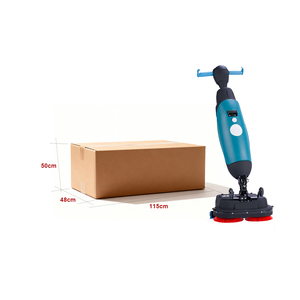 เครื่องขัดพื้นไฟฟ้าแบบเดินตาม 36V ขนาดกะทัดรัด รุ่นใหม่ เครื่องทำความสะอาดพื้นผิวคอนกรีตแข็งแบบพับได้ สำหรับงานเชิงพาณิชย์ - Product Image 6