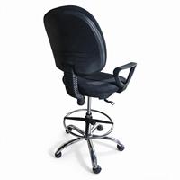 Chaise de bureau pivotante réglable en hauteur avec accoudoirs pour poste de travail assis-debout, vente en gros directe usine Chine