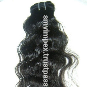 Tissage de cheveux humains indiens bruts non traités. Extension de cheveux vierges indiens à vagues droites naturelles - Product Image 1