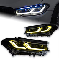 Luces para Auto BMW G30, Faros LED con Lente Proyector 2017-2020 525i 530i 535i 540i, Lámpara Delantera DRL, Señalización, Accesorios para Auto
