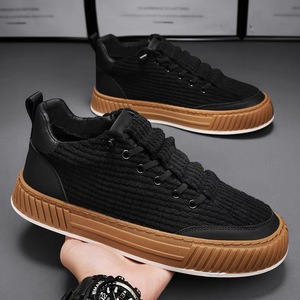 Nouvelle mode hommes vente en gros chaussures de sport de créateur Chine chaussures à lacets en toile chaussures décontractées pour hommes