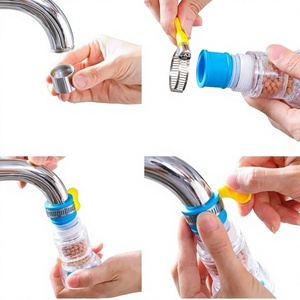 Aireador de Grifo de Agua Inteligente de Plástico Manual con Filtro de Carbón Activado, Rotación de 360 Grados, Fácil de Limpiar, Reutilizable, para Uso Doméstico - Product Image 2