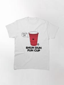 SHUT up <span class=keywords><strong>FUH</strong></span> CUP T-shirt d'été à manches courtes avec imprimé drôle - Product Image 2