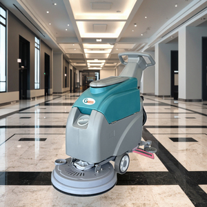 GS460 Compact Auto <b>Floor</b> Scrubber Dryer <b>Machine</b> Commercial <b>Cleaning</b> Hotels Printing Shops Plastic Construction Automatic Brush a - Product Image 1