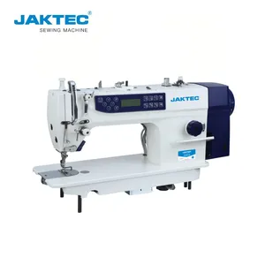Máquina de coser de punto de bloqueo computarizada, máquina de coser industrial de una sola aguja, recortadora automática, elevador de pies, JK200-D4