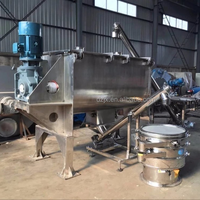Miscelatore orizzontale del doppio del nastro dell'elica 200 300 480 500 1000 5000 kg/impastatrice orizzontale industriale del miscelatore della polvere