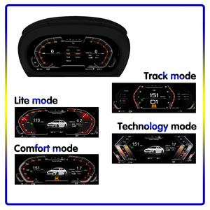 Krando 12.3 "groupe d'instruments numériques pour <span class=keywords><strong>BMW</strong></span> <span class=keywords><strong>X1</strong></span> E84 2009 - 2014 panneau de compteur de vitesse LCD système LINUX Plug and Play <span class=keywords><strong>1</strong></span>:<span class=keywords><strong>1</strong></span> récupérer - Product Image 4