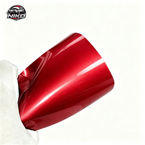 Film NIKO de haute qualité en PET rouge changeant de couleur, film de protection pour voiture, vinyle auto-cicatrisant, autocollants colorés pour carrosserie de voiture - Product Image 2