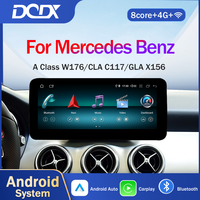 Pantalla Inalámbrica Snapdragon Android AUTO CarPlay para Mercedes Benz CLA C117 Clase A W176 GLA X156, Radio para Auto, Reproductor de DVD, 10.25 Pulgadas