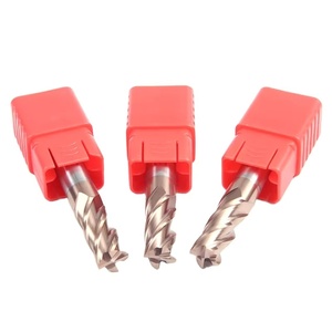 Herramientas de fresado de extremo de brocas de carburo de 4 flautas personalizadas ODM/OEM con revestimiento de Altin/estaño para aplicaciones de corte <span class=keywords><strong>Ing</strong></span> - Product Image 1