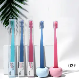 Fábrica al por mayor cepillo de dientes portátil personalizado para adultos Extra limpio cabezal completo Manual cepillo de dientes para adultos