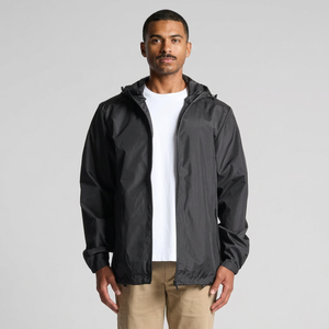 Chaqueta Impermeable Acolchada Transpirable y Ecológica para Hombre, sin Capucha, Color Sólido, Cierre de Cremallera, Exterior de Poliéster, para Primavera - Product Image 4