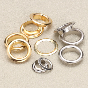 עפעפיים פליז הסיטונאי מתכת באיכות גבוהה עפעפיים מברזל תיק בגד - Product Image 4